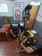 Seis peligrosos delincuentes detenidos por hurto domiciliario en barrio de CDE