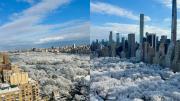 Nueva York irreconocible: Las fotos que muestran la brutal transformación de Central Park tras tormenta invernal