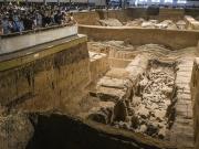 Arqueólogos chinos descubrieron extraños carruajes funerarios cerca del mausoleo de Qin Shi Huang
