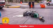 Un herido tras choque entre una camioneta y una moto