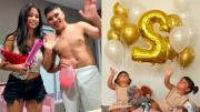 El tierno festejo de Daniela Celis y Thiago Medina para sus hijas