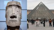 Chilenos dejan recetas en Instagram de Museo del Louvre por post de exhibición de moai
