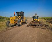 La Intendencia de Salto realiza trabajos de reparación en el acceso a Campo de Todos