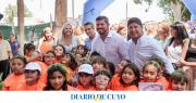 Orrego visitó una colonia de verano en el día de su cumpleaños