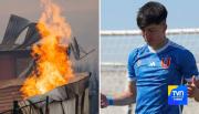 “Mi mamá se está quedando en una carpa”: Juvenil de la U relata dramático momento tras incendio de Lirquén