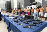 Operativo desarticula bandas en Guayaquil y Durán: 20 detenidos y armas incautadas