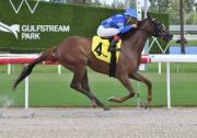 ¿Buscas una fija para el viernes en Gulfstream Park? McMullen llega con un Bullet Work que asusta
