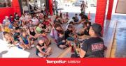 Participantes de las Colonias de Verano visitaron el Cuartel Centro de Bomberos Voluntarios
