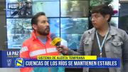 SAT reporta estabilidad en cuencas tras lluvias en La Paz