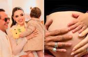 Marc Anthony y Nadia Ferreira esperan su segundo hijo