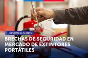 Sernac denuncia fallas en mercado de extintores y falta de registro de servicios técnicos