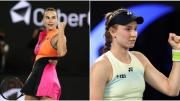 Aryna Sabalenka y Elena Rybakina lucharán por el Abierto de Australia