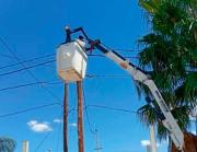 Electricidad de la Municipalidad realizó el recambio y mantenimiento de luminarias