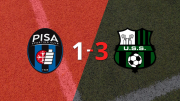 Serie A: Dura derrota para Pisa sucumbe ante la contundencia de Sassuolo y cae por 3 a 1