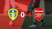 Premier League: Arsenal goleó a Leeds United con un contundente 4 a 0