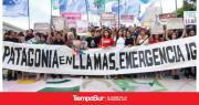 El reclamo por los incendios en La Patagonia llegó a Buenos Aires