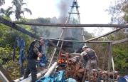 Se intensifican los operativos contra la minería ilegal; hay equipos y campamentos destruidos