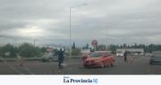 Fuerte choque en Santa Lucía en el cruce de Ruta 20 y calle Gorriti