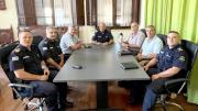 Intendente Besozzi se Reunió con Presidente de la ARS y Jefe de Policía