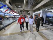 Presidenta encargada supervisó obras en el aeropuerto de Maiquetía