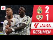 Real Madrid venció por 2-1 al Rayo Vallecano: resumen extendido y video del partido