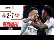 Real Madrid vs. Rayo Vallecano (2-1): video, goles y resumen por LaLiga