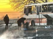 Feroz ataque de drones rusos contra un micro en Ucrania: al menos 15 muertos