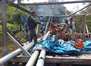 Ajam destruye dragas vinculadas a minería ilegal en la Amazonía boliviana