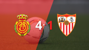 LaLiga EA Sports: Vedat Muriqi anotó un doblete en la goleada 4-1 de Mallorca a Sevilla