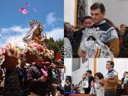 Presidente Paz participó de la misa en honor a la Virgen de la Candelaria y recibió su bendición