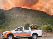 Incendios en Chubut: cortaron la ruta 71 y más de 500 brigadistas trabajan en el lugar