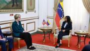 Embajada de EE. UU. en Venezuela publica esperanzador mensaje sobre transición política en medio de la reunión entre Laura Dogu y Delcy Rodríguez