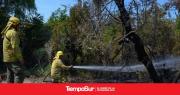 Continúa con el combate de incendios en la cordillera 