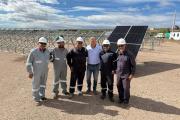 Avanza el parque solar en Los Chihuidos: será el primer pueblo con energía 100% renovable de Neuquén