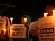 A un mes de la caída de Maduro: venezolanos se reúnen para pedir por la libertad de todos los presos políticos