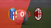 Serie A: Milan se da un festín y devora a Bologna por 3 a 0