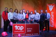 Banco Ecofuturo es reconocido por cuarta vez como uno de los mejores empleadores de 2026 en Bolivia