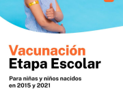 Continúa el calendario federal de vacunación de niñas y niños