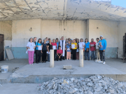 Colocan la primera piedra para el templo de Pariata