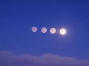 En Rusia se vieron 4 lunas alineadas debido a un efecto óptico por el frío extremo