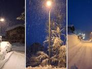La ciudad italiana que parece Narnia: la nieve la cubrió casi por completo