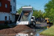 La Municipalidad realiza un operativo integral de mejoras en barrios del sur de la capital