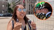 Turista mexicana reveló el particular detalle de las carabineras que le llamó la atención: Es algo muy llamativo