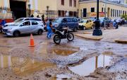 Crisis en el Centro Histórico de Piura por lluvias y obras inconclusas