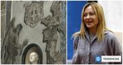 Borran ángel con rostro de Giorgia Meloni en basílica tras días de polémica en Italia: No me parezco