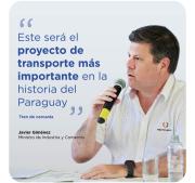 Ministro Giménez destaca al Tren de Cercanías como prioridad nacional