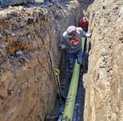 Ejecutadas labores de renovación en colector de aguas servidas