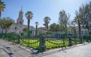 Arequipa: colocarán vallas en la Plaza de Armas por San Valentín y Carnavales para proteger el Centro Histórico