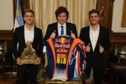 Luciano Benavides fue homenajeado por el Presidente luego de ganar el Rally Dakar 2026