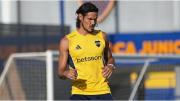 Edinson Cavani no presentó problemas en Boca y podría llegar al duelo con Vélez